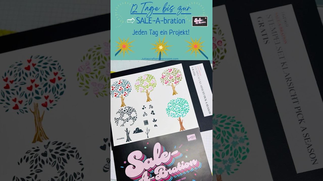 Stampin’Up! Neu! Pick a season SALE-A-bration Gratis Stempelset für alle Jahreszeiten