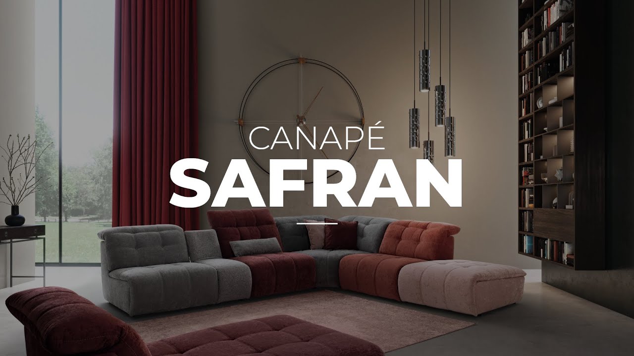 Canap&eacute; d'angle modulable SAFRAN