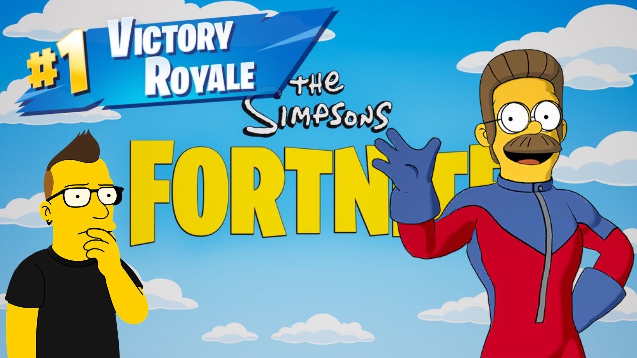 NED FLANDERS VITTORIA REALE 4K #Fortnite #TheSimpsons
