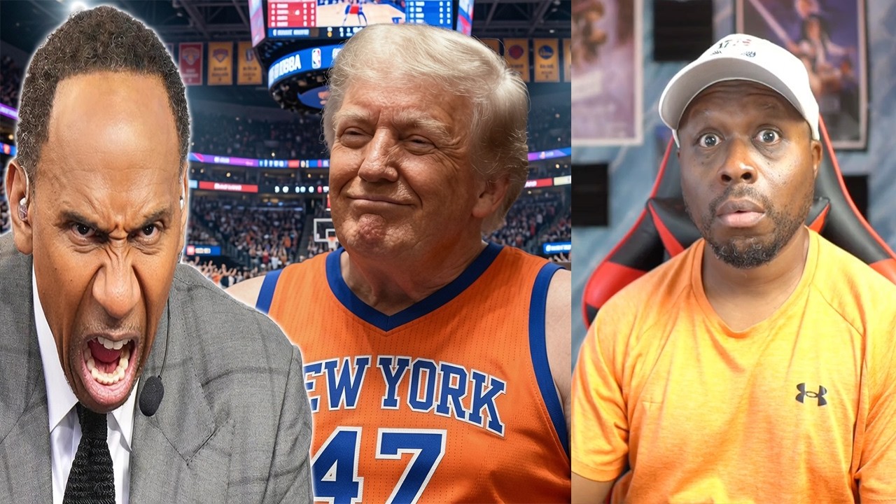 WTF? Stephen A Smith LOSES IT on Trump attending the NBA Finals!