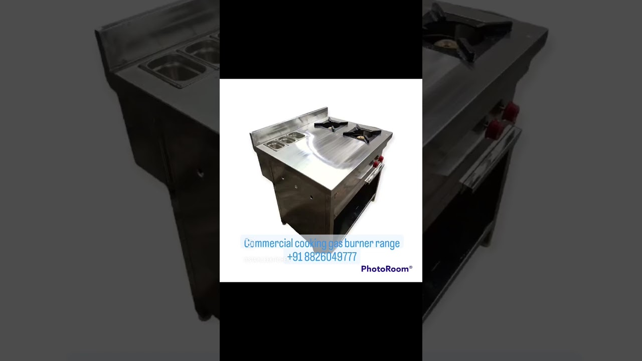 Commercial cooking gas range #food