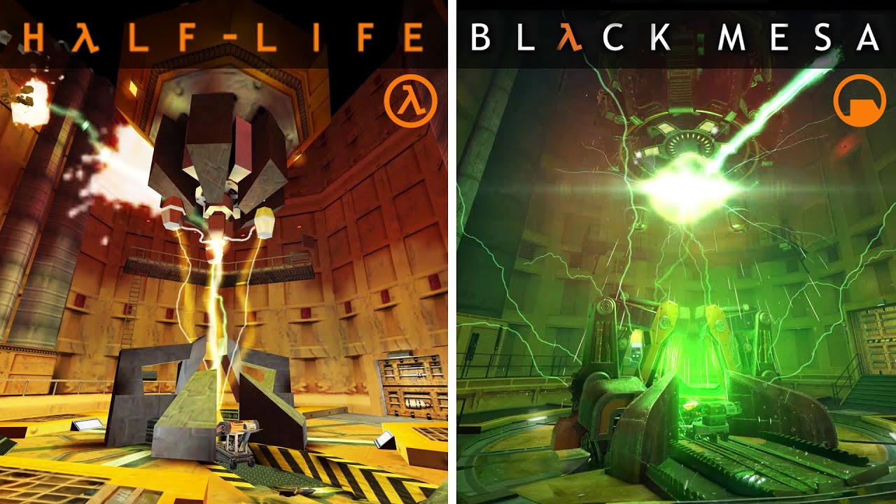 Half-Life vs Black Mesa 1.0 Graphics Comparison | Ultra 1440p/60fps
