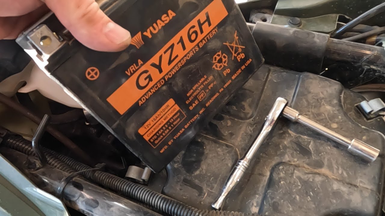 How To Replace Honda Rancher Battery #Honda #Rancher #battery