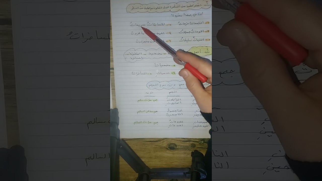 جمع المؤنث سالم شرح وحل تمرينات جمع المؤنث السالم قواعد اللغه العربيه للصف السادس ابتدائي