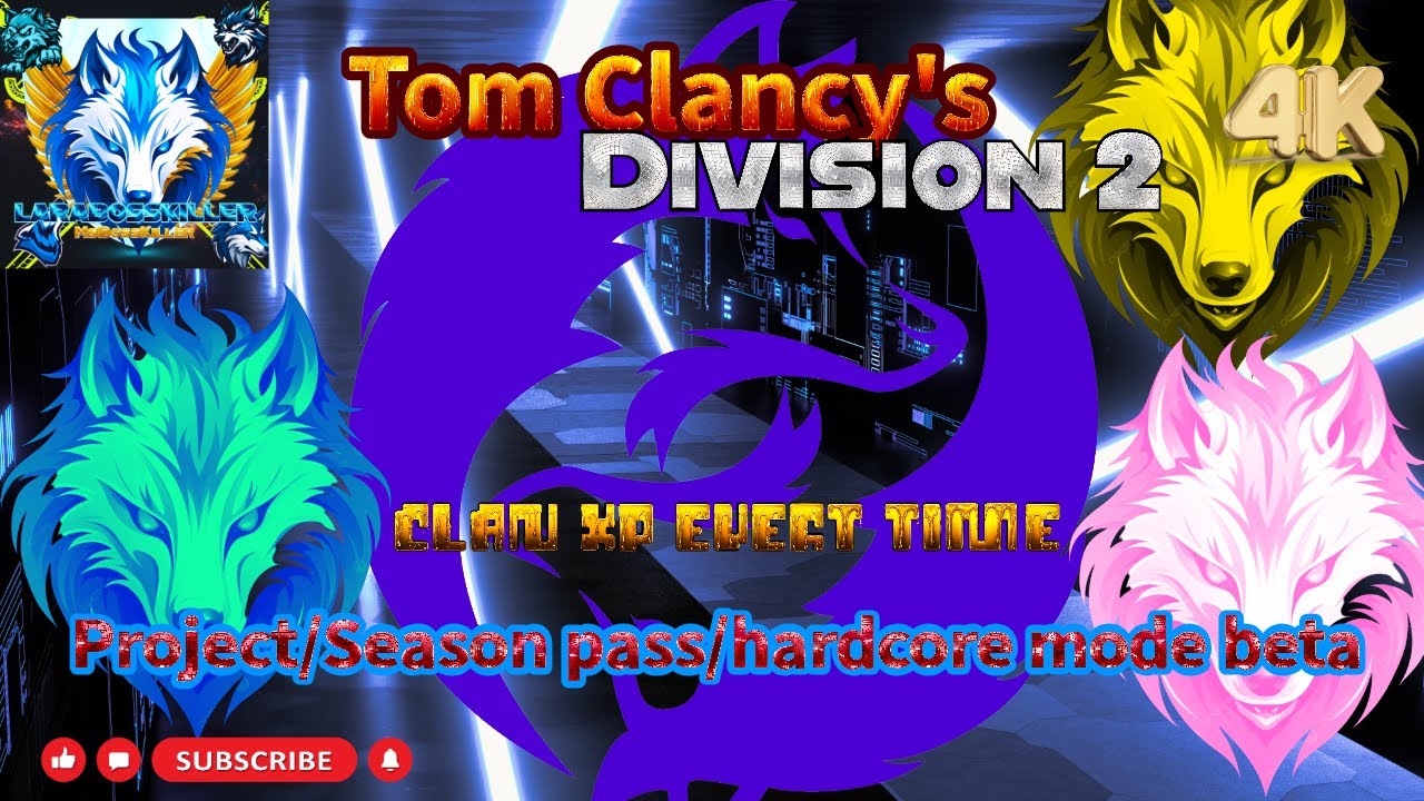 Tom Clancy's Division 2 Clan XP/hardcore mode/Stuff  Live On PS5