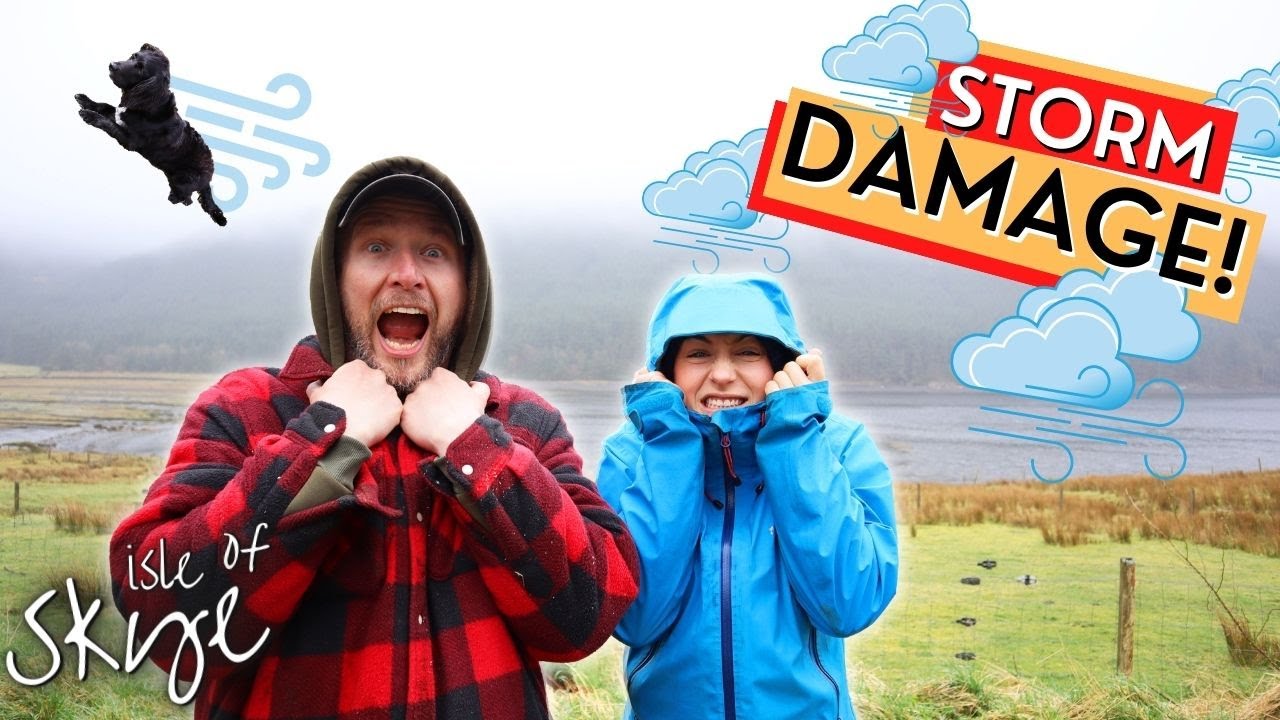 STORM DAMAGE At Our 1840s Cottage - Isle of Skye, Highlands, Scotland - Ep13