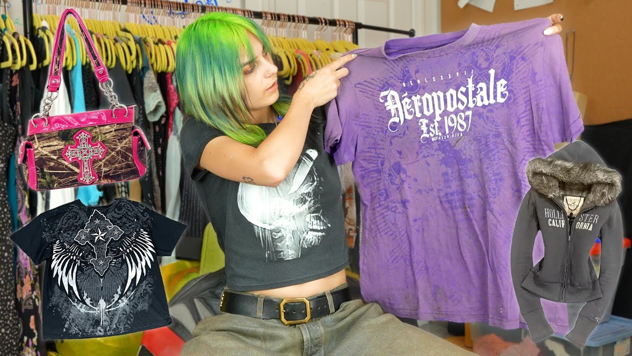 Распаковка винтажных товаров оптом! Abercrombie, Pink, Southpole и другие! ࣪˖⭒