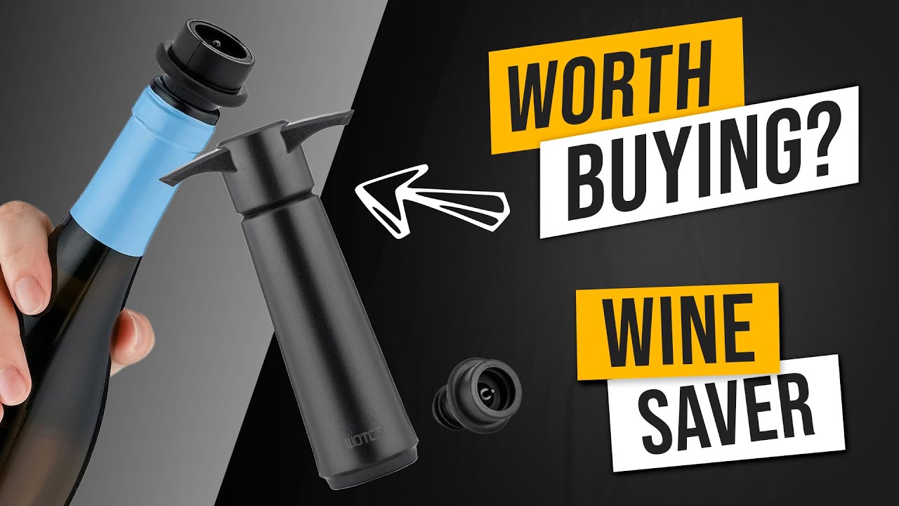 Wine Saver Pump with 4 Vacuum Stoppers Review