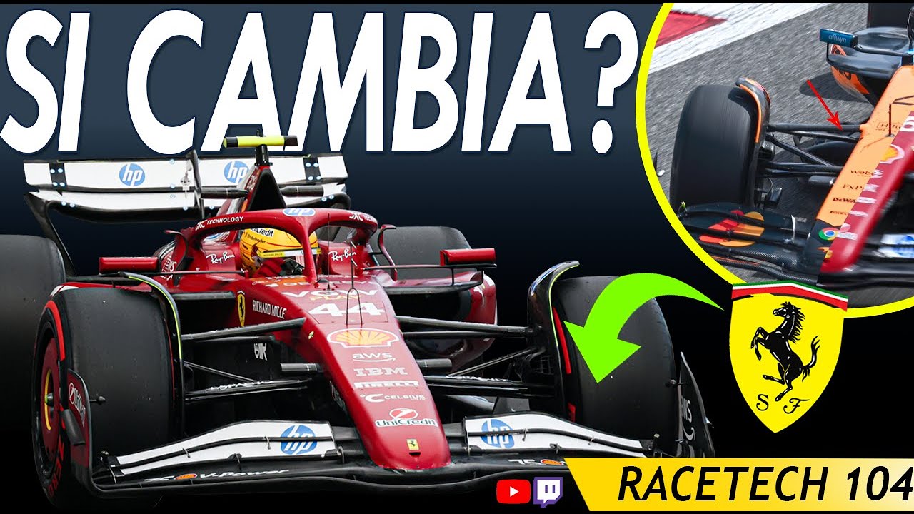 🚨 Cosa cambia davvero per Ferrari ? GP Spagna: Direttiva FIA sulle ali flessibili  RACE TECH 104