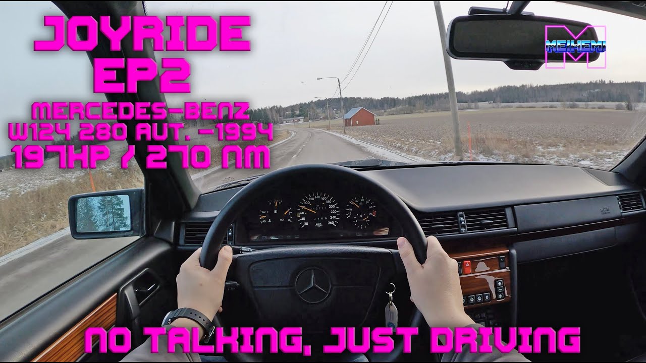 MERCEDES-BENZ W124 280 AUT. -1994 POV JOYRIDE (NO TALKING, JUST DRIVING) (4K)