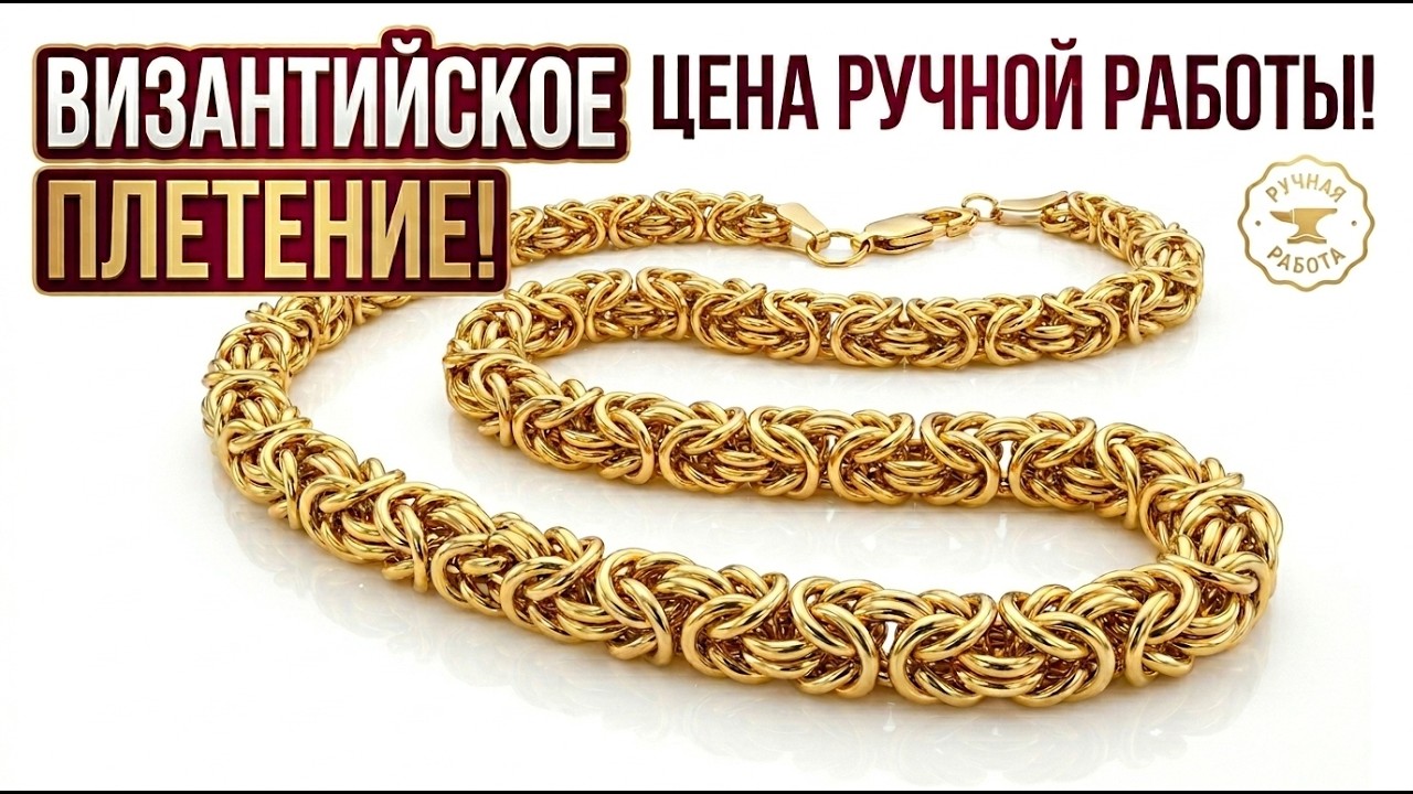 Ювелирное дело  Сколько стоит цепочка ручной работы под названием византийская!