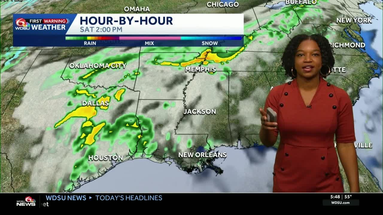 Warm start to the week with increasing rain chances