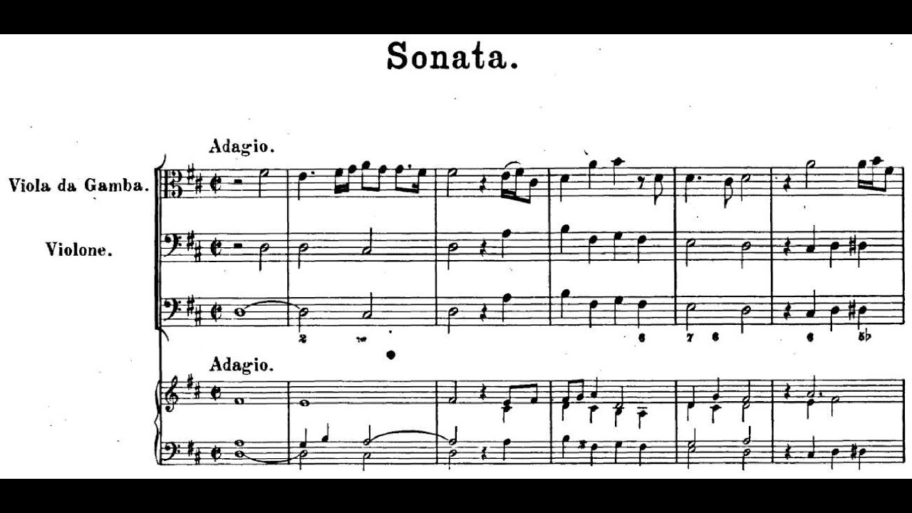 Dietrich Buxtehude - Trio Sonata in D major, BuxWV 267. {w/ score.}
