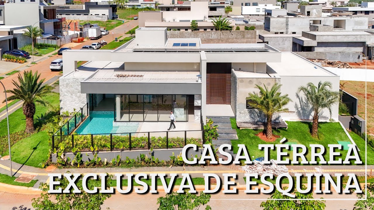 LINDA CASA TÉRREA EM TERRENO DE ESQUINA À VENDA NO JARDINS ITÁLIA | GOIÂNIA