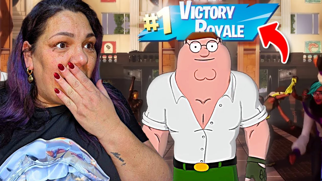 MAMKA HRALA FORTNITE A VYHRALA!