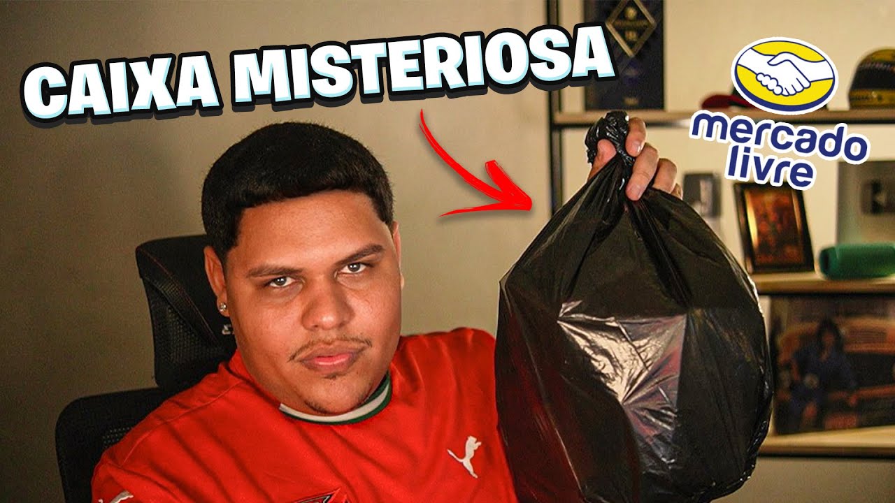comprei a CAIXA MISTERIOSA mais vendida do MERCADO LIVRE KKKKKKKKKKKKKKKK surreal