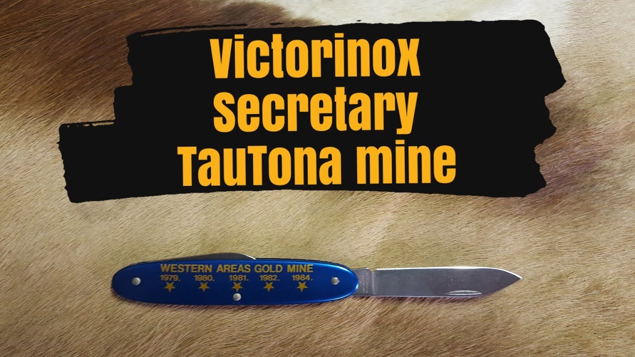 Vintage Victorinox secretary from Western areas gold mine.