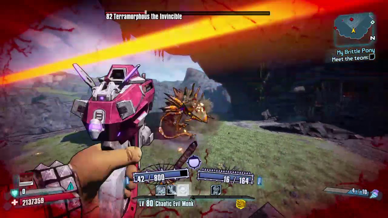Borderlands 2 Salvador vs Terramorphous L80 1min 14secs
