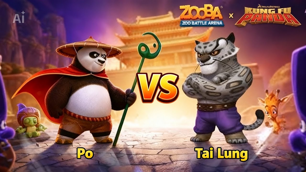 PO vs TAI LUNG – FINAL SHOWDOWN! | Po vs Tai Lung Gameplay | Zooba