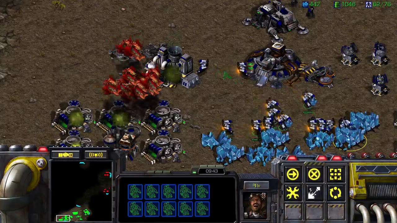 Starcraft Remastered Map Lost Temple Terran vs Zerg(20.07.06)