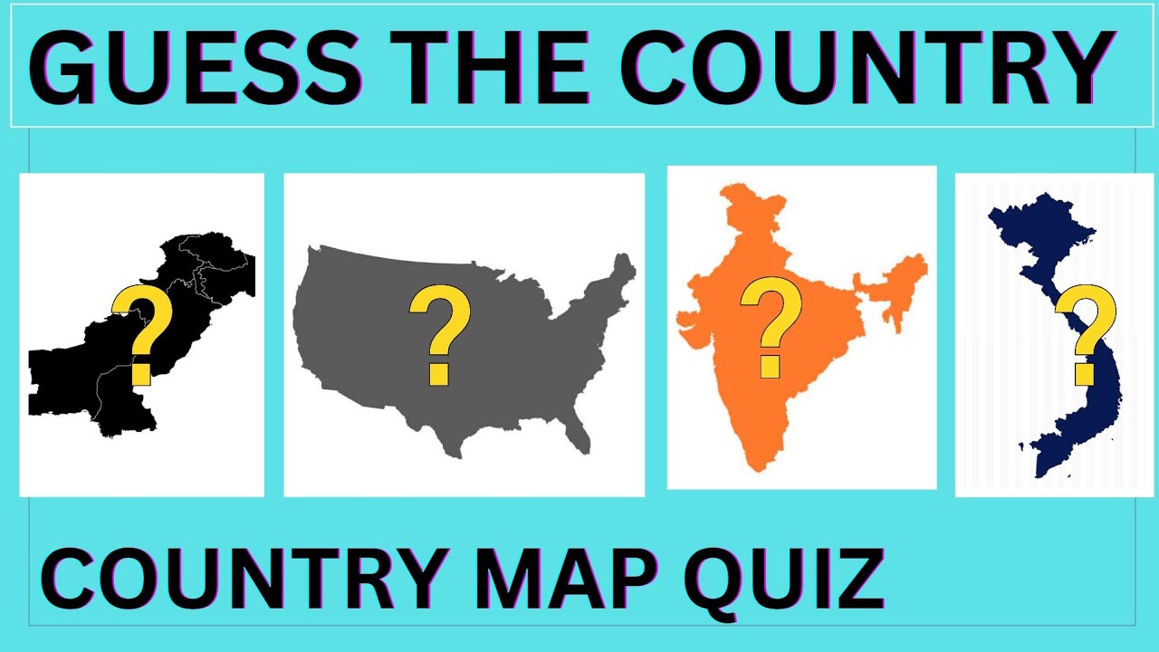 Guess The Country by its Map  |  Guess The Country on The Map | Geography Quiz Challenge