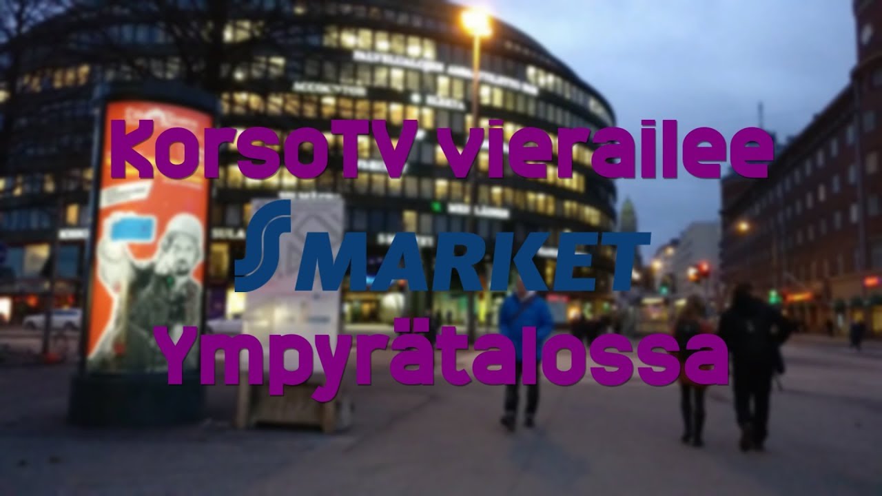 KorsoTV vierailee S-market Ympyr&auml;talossa (ja bongaa metroja)