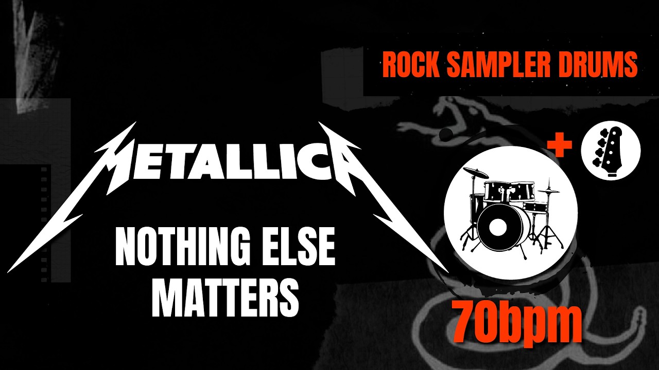 Metallica - Nothing Else Matters (DRUM TRACK) 🥁 + BASS
