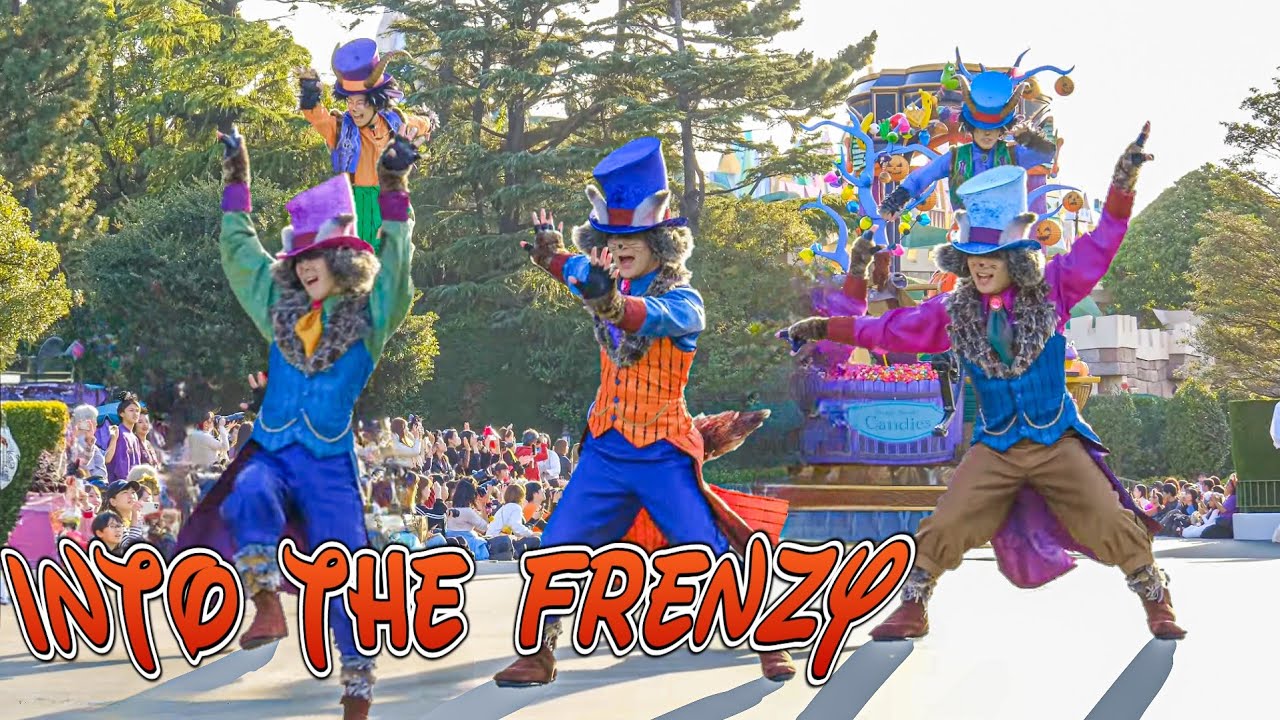 【4k/最前列】アライグマダンサーポジ🦝ザ・ヴィランズ・ハロウィーン”Into the Frenzy” ハロウィンパレード【11/4】