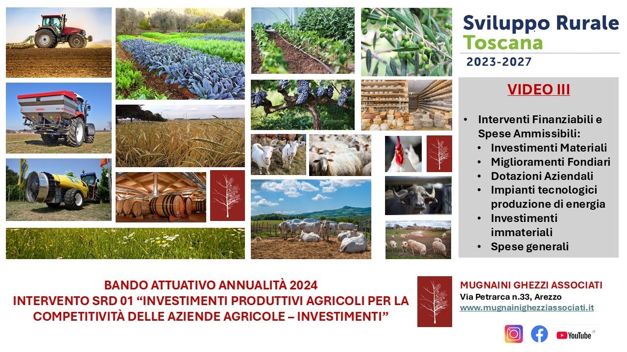 CSR Toscana SRD01 BANDO2024 VIDEO III