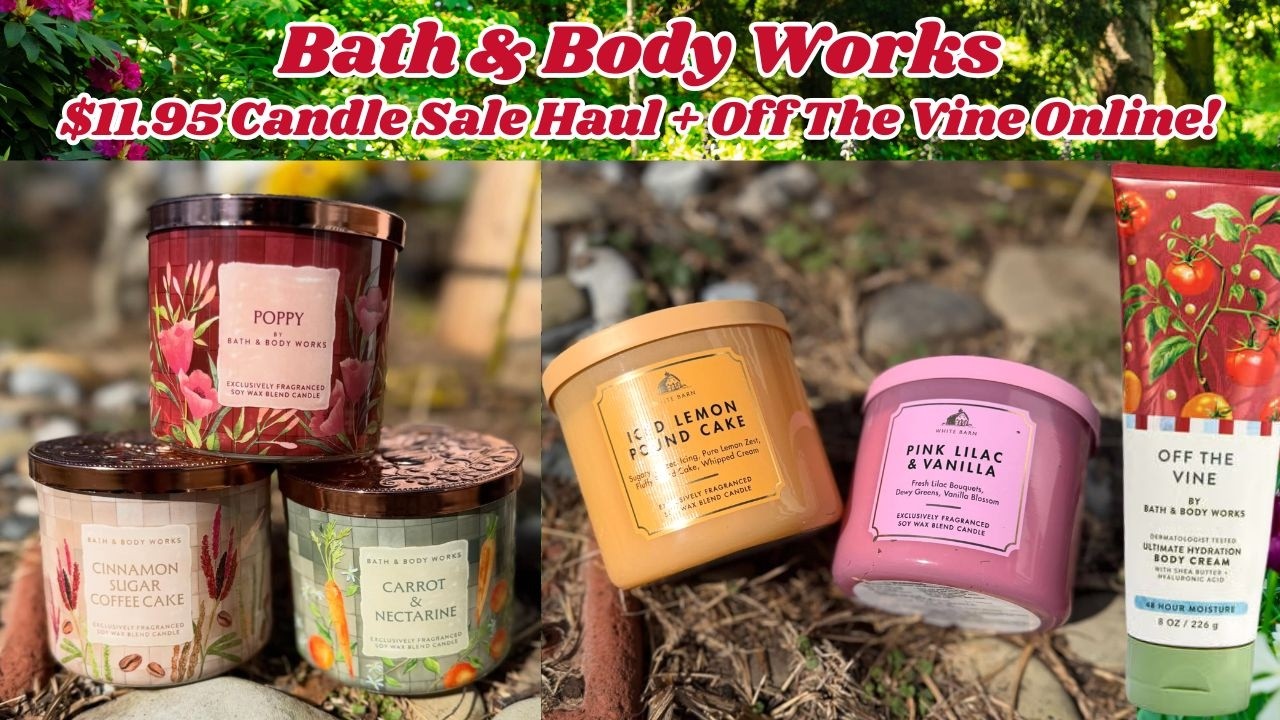 Покупки свечей Bath & Body Works по цене 11,95 долларов + информация с онлайн-платформы Off The V...