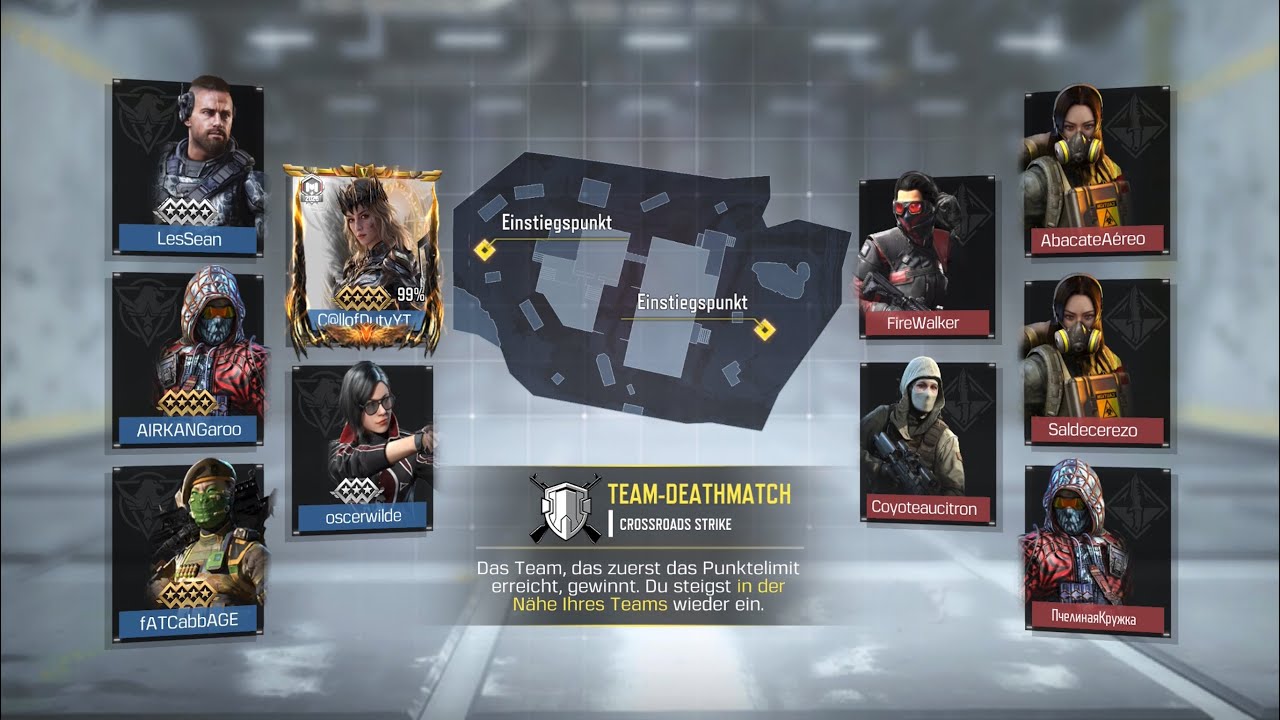 ✨💣✨Call of Duty mobile „Crossroad “ Team Deathmatch, ✨🥇1st.✨💥LEGENDÄRY💥🌟 Season 6/🩸KN 44Warbreaker👊
