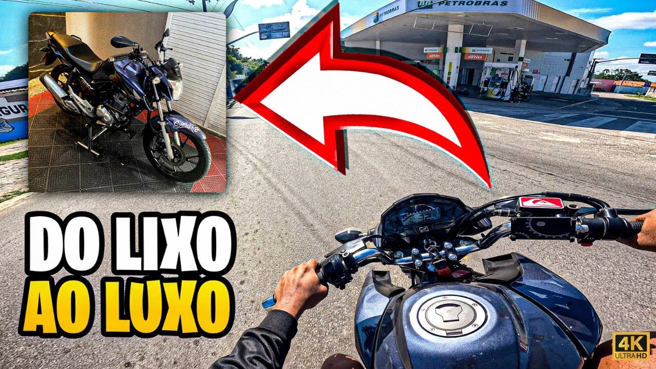 LEVEI MINHA CG 160 EM UMA ESTETICA PELA PRIMEIRA VEZ… VALEU A PENA? 💸🏍️