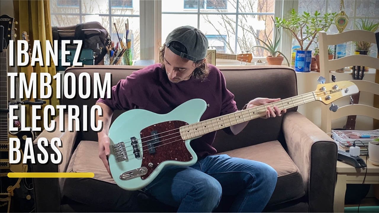 Ibanez TMB100M Electric Bass Unboxing, Demo, and Review