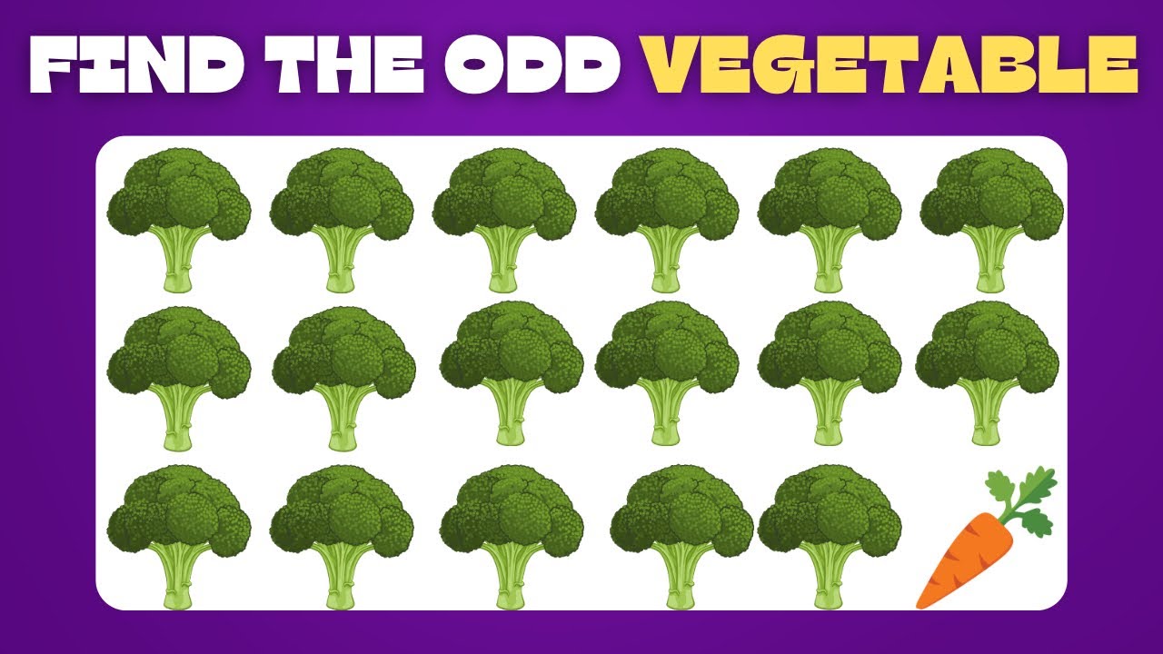 FIND The ODD One Out - Vegetable Edition 🥑🥦🥕| Quiz Game | OptionOverLoadTV