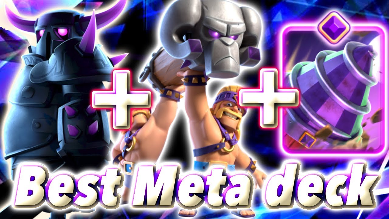 BEST META DECK:Pekka Drill Bridge Spam😍-Clash Royale