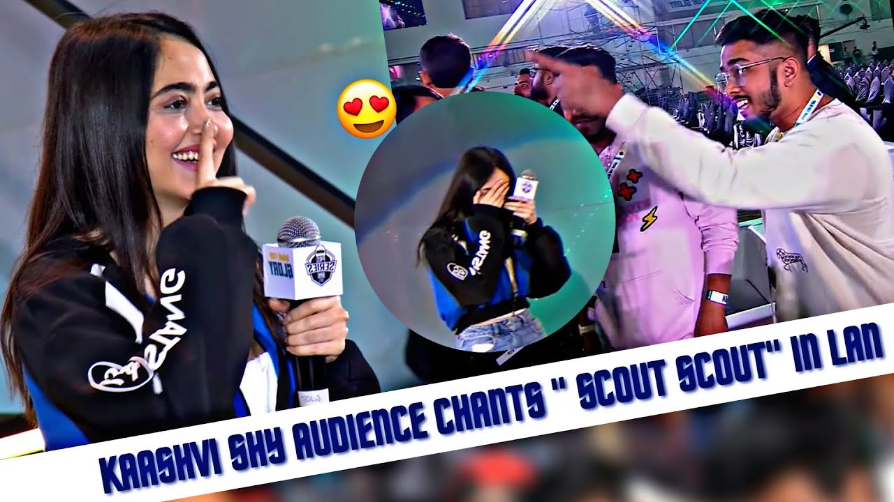 Kaashvi Shy 🙈 Audience Chants Scout Scout in Lan