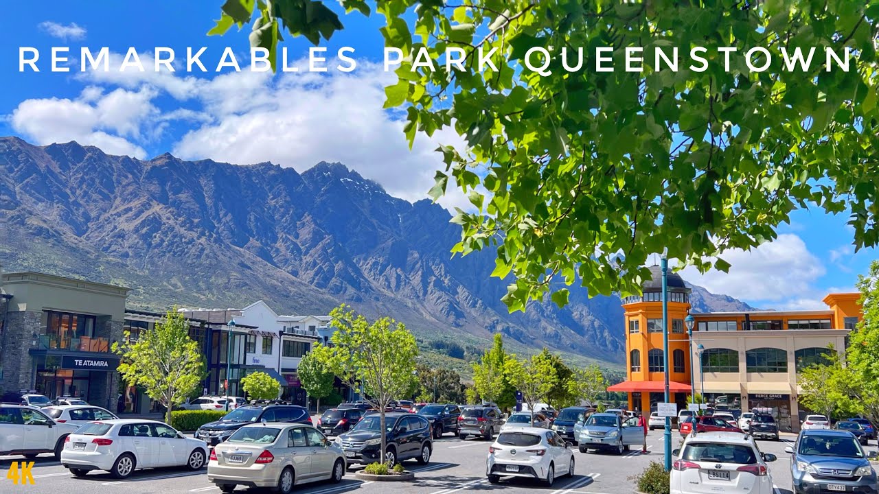 Queenstown Remarkables Park Shopping Centre Walk Nov 2023 4K | Otago New Zealand Walking Tours 4K