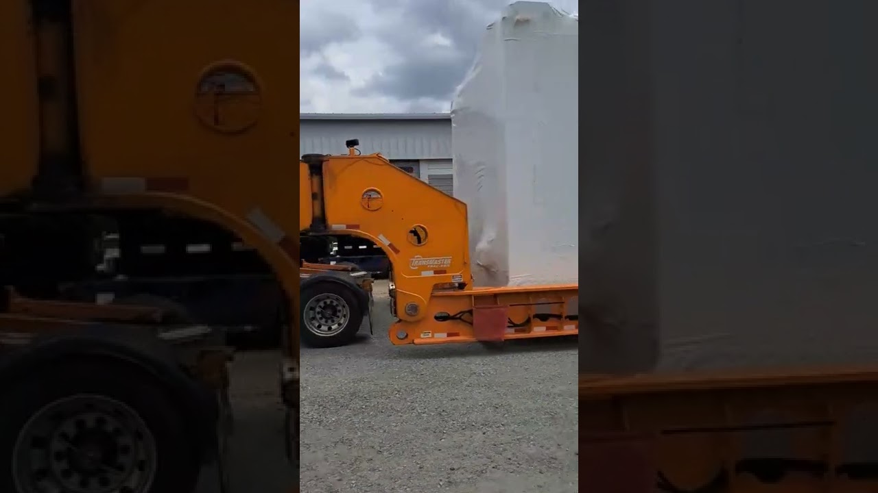 Made it to site #heavyhaul #truck #trucking #big
