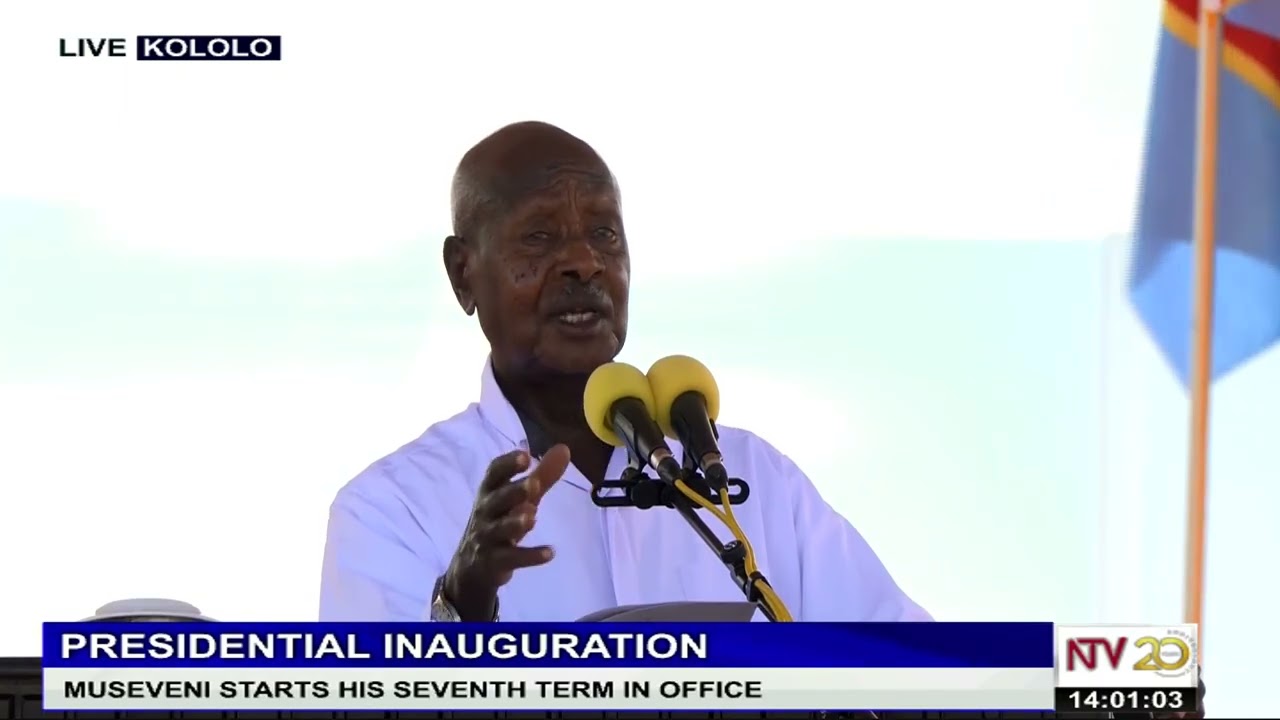 Inauguration speech of President Yoweri Kaguta Museveni