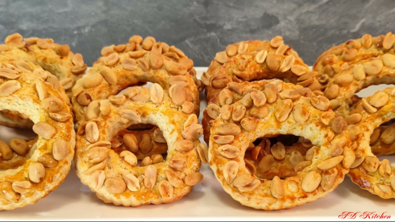 Песочные кольца с орехами, те самые:) за 22 копейки  /Sandringe mit Erdnüsse von ID Kitchen
