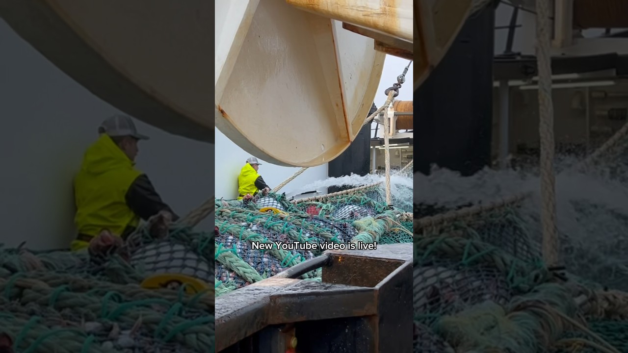 Pollock Fishing Explained! #commercialfishing #alaska