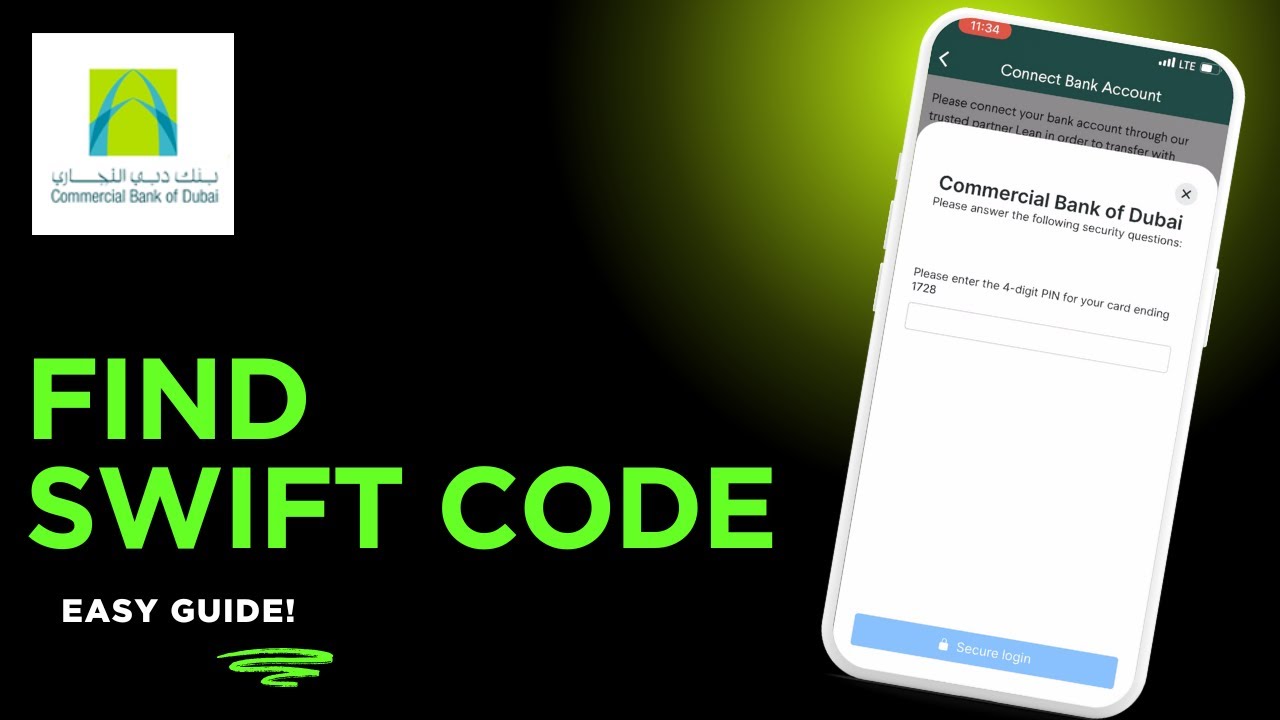 How To Find Swift Code Of Commercial Bank of Dubai UAE