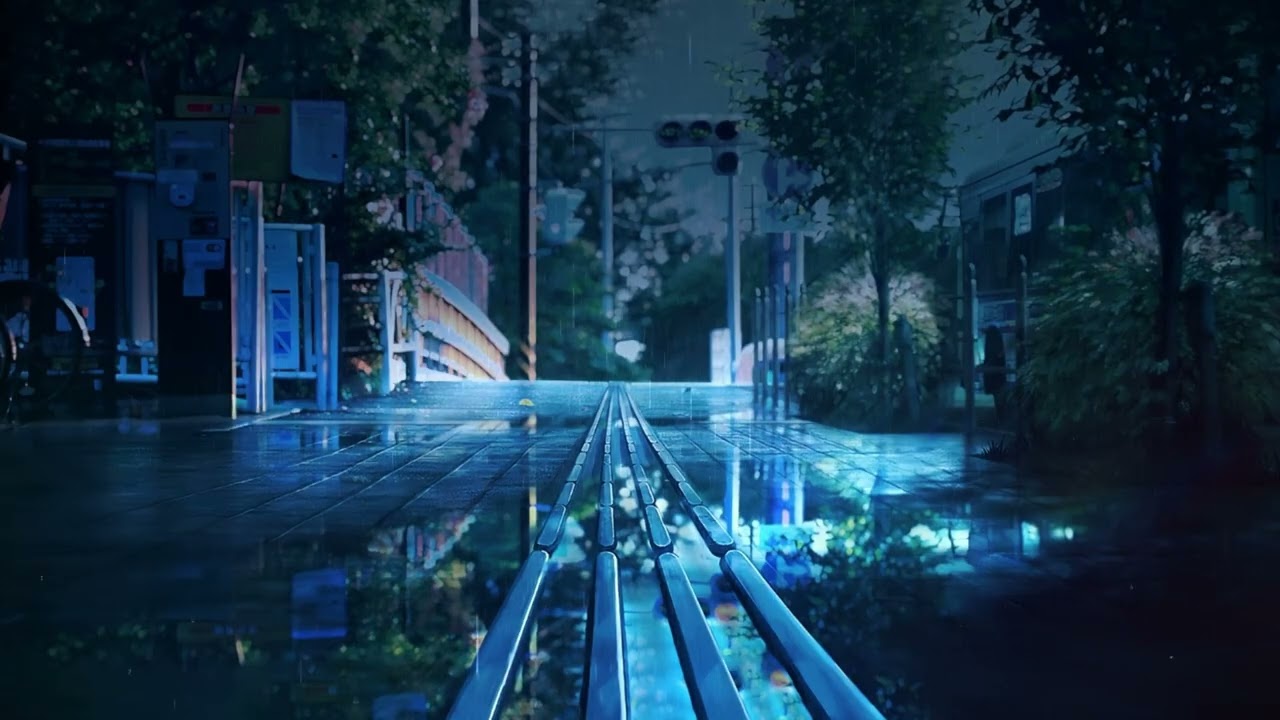 Japanese Street at Night ASMR | Peaceful Rain ASMR Ambience for Deep Sleep, Study & Relaxation