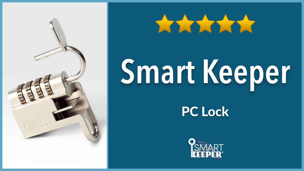 Most Secure PC Anti-theft Lock & Tether for Laptop Desktop Computer, Tablet. Beat Kensington, Lindy