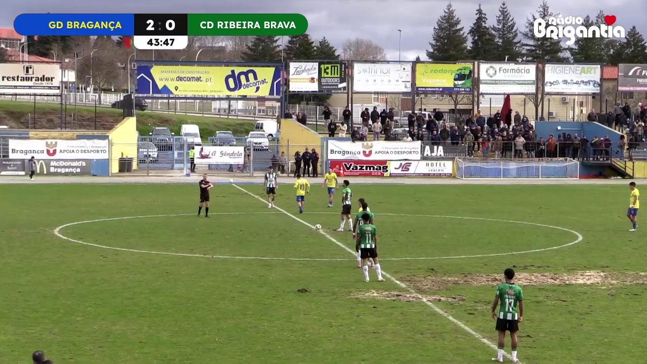 GD Bragança x CD Ribeira Brava - 1ª Parte