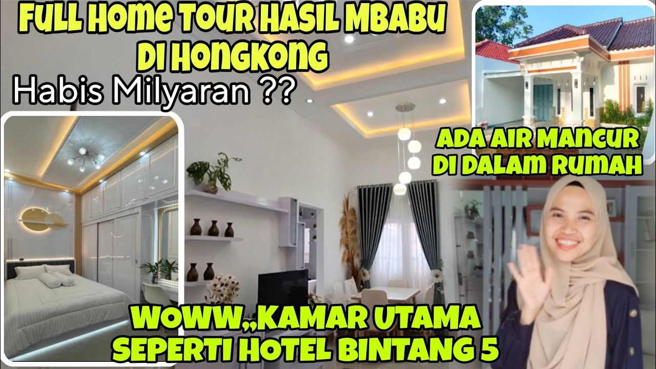 HOUSE TOUR HASIL MBABU DI HONGKONG‼️SEPERTI HOTEL BINTANG 5 ⁉️ RUMAH IMPIAN ANGGUN RISDIANA