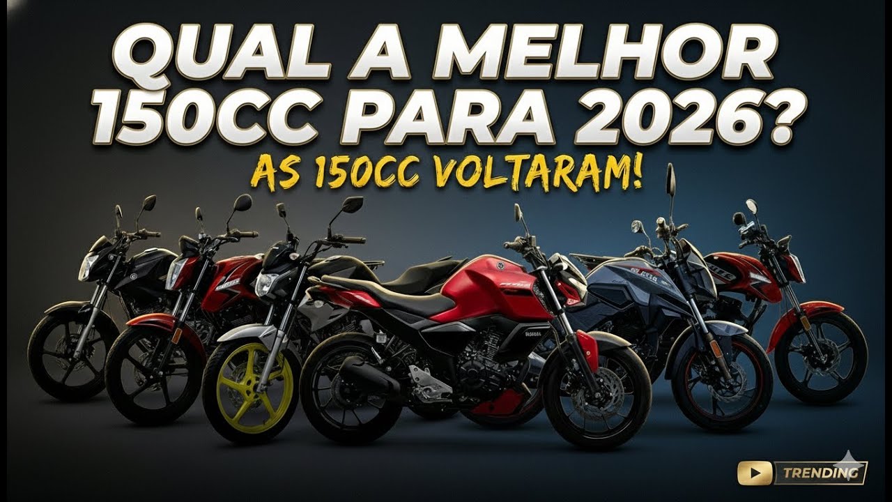 Qual a melhor 150cc para 2026? Shineray Jef, Free, Factor, FZ15, Bajaj Pulsar, SBM  ou Master ride?