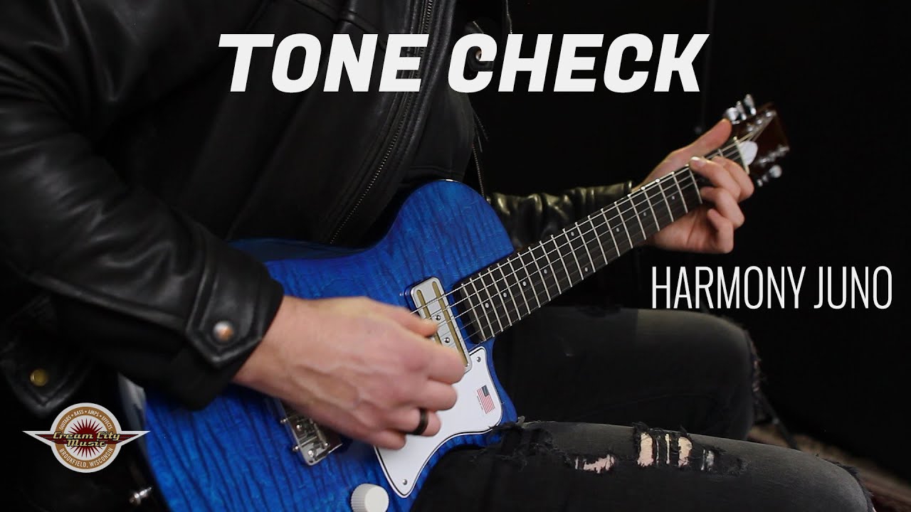 TONE CHECK: Harmony Juno Electric Guitar Demo | No Talking