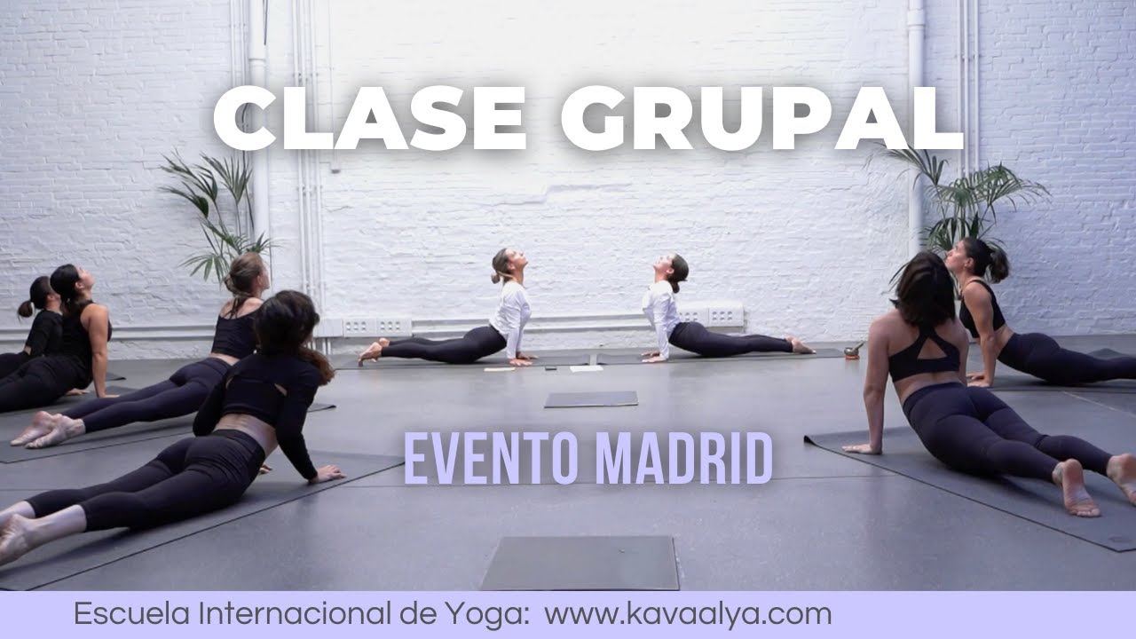 Clase de Yoga Grupal. Evento presencial en Madrid | Kavaalya