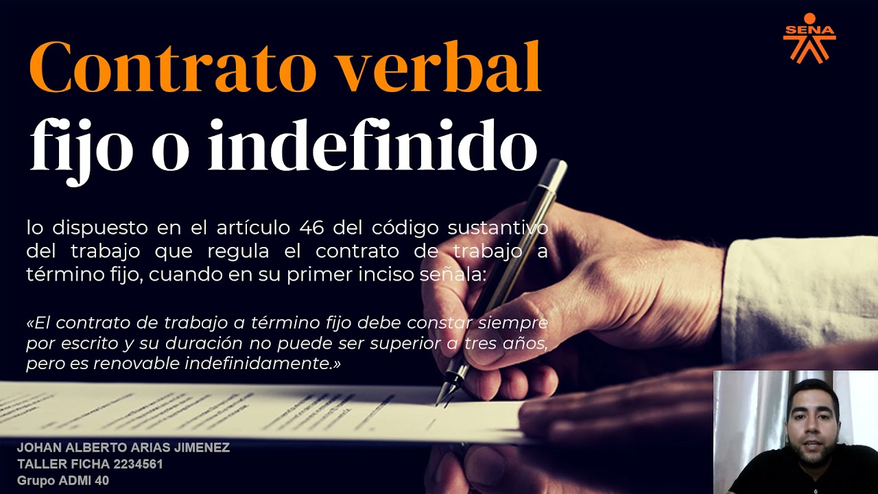 CONTRATO VERBAL